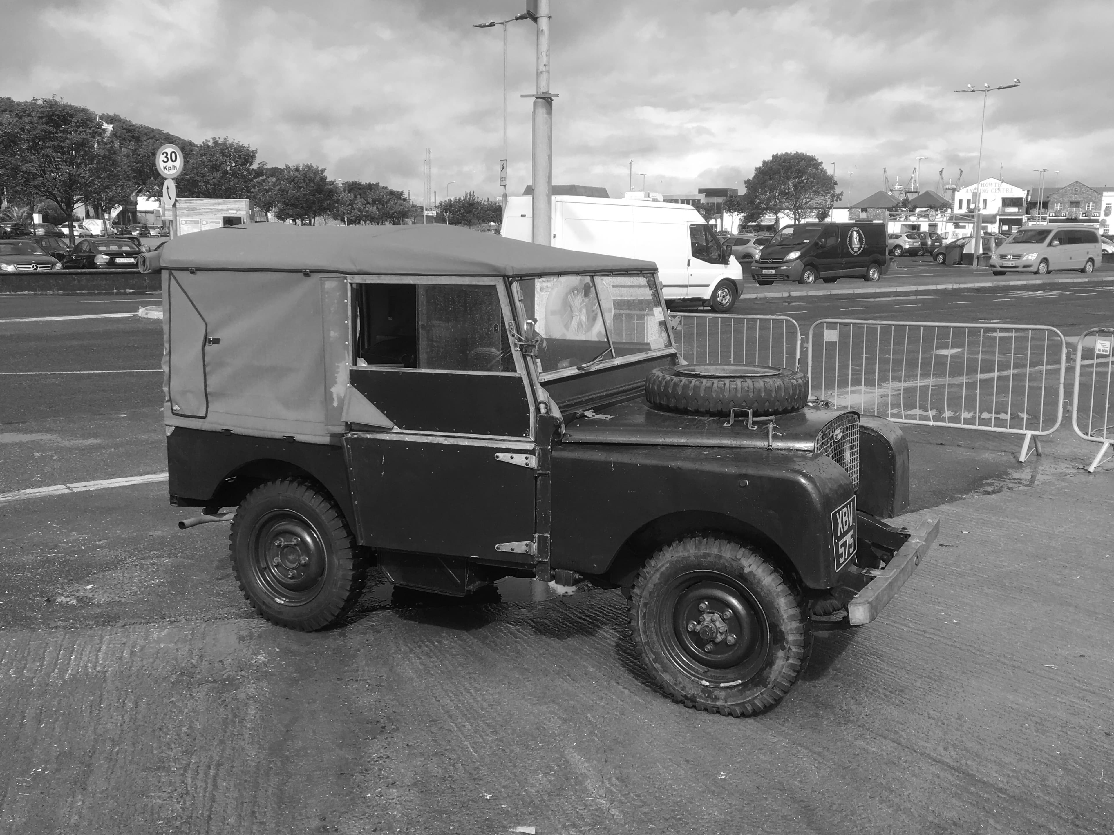 Classic Landrover green for wedding events