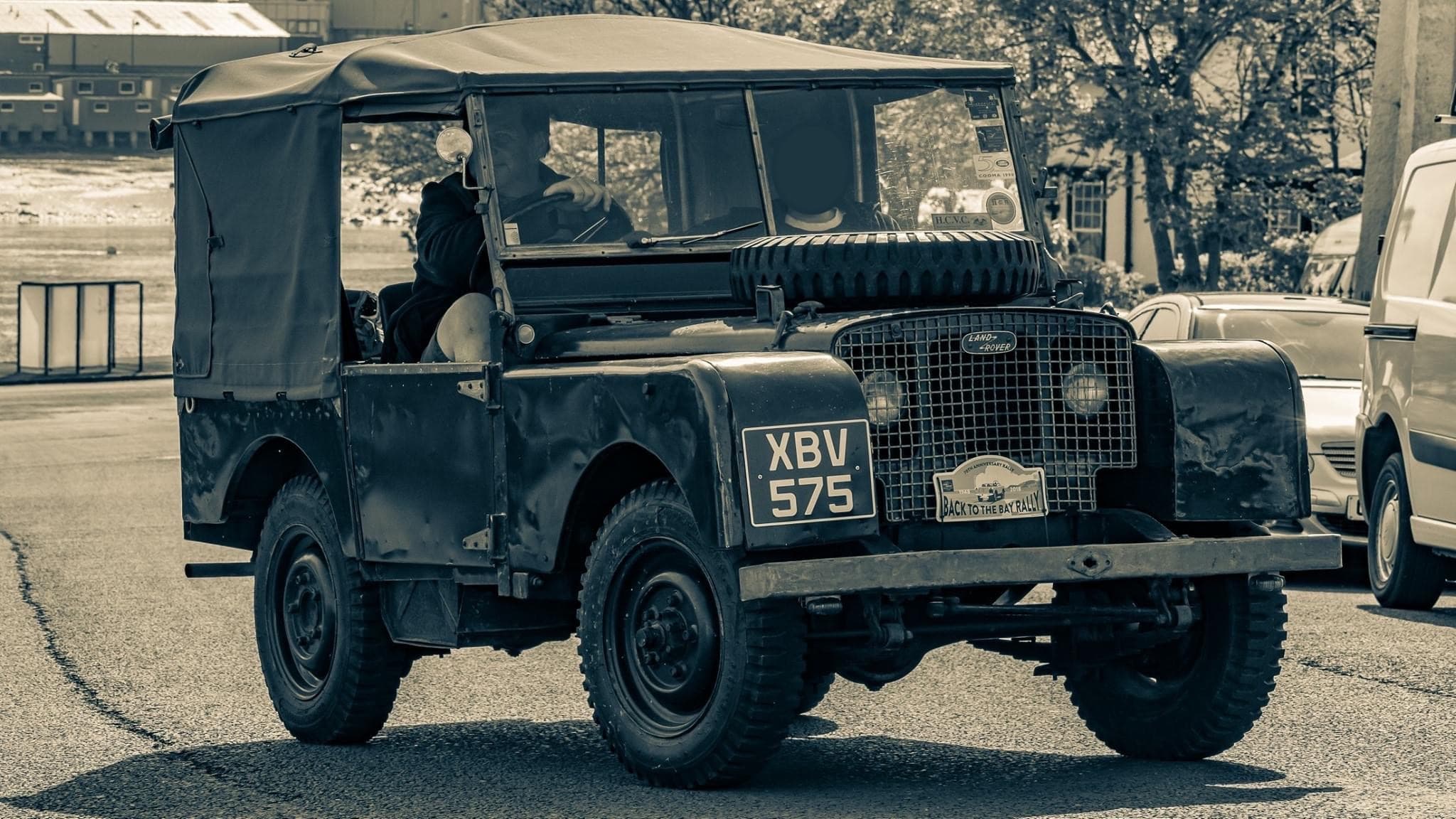 Classic Landrover green for wedding events