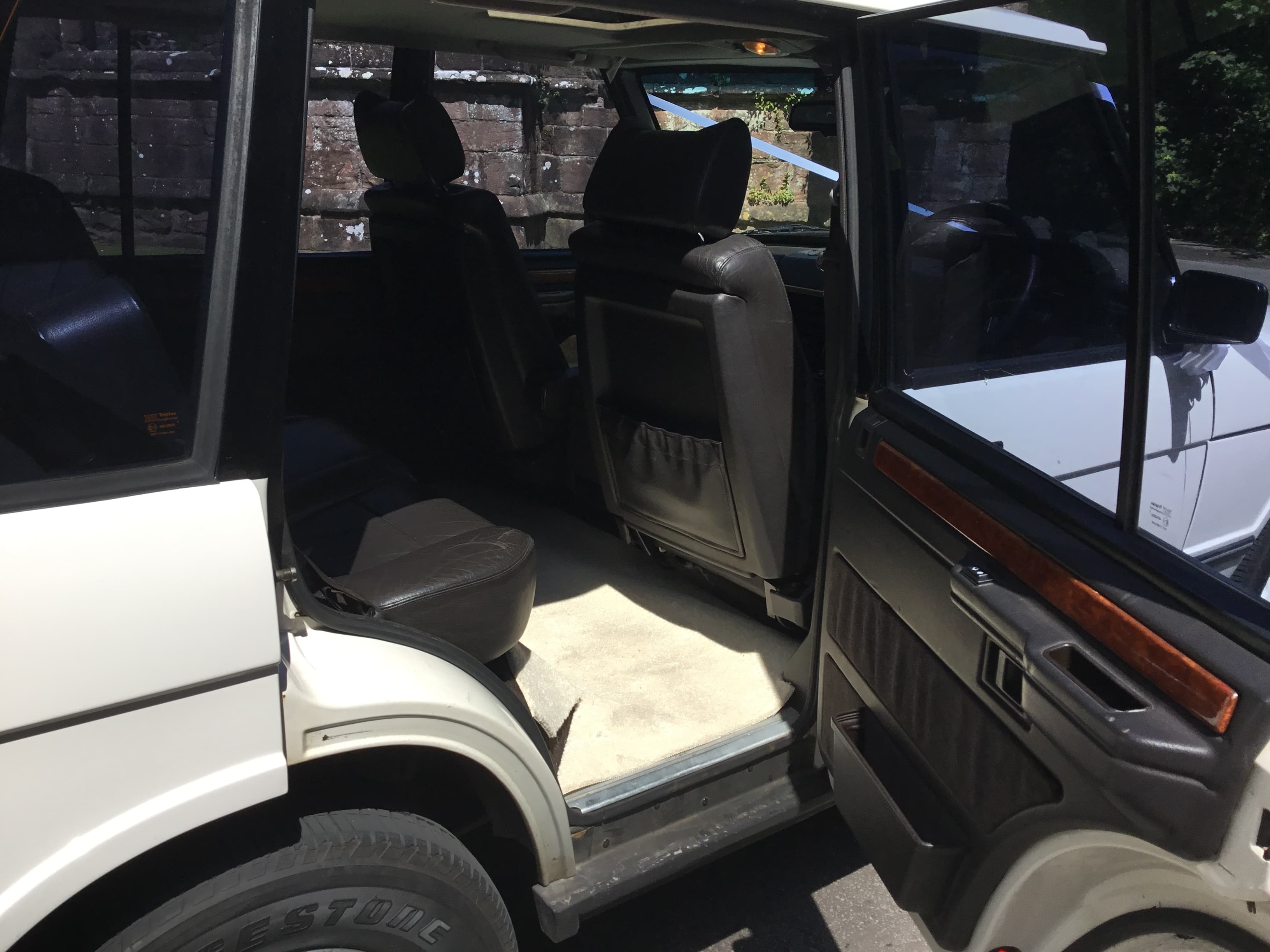 Classic Landrover green for wedding events